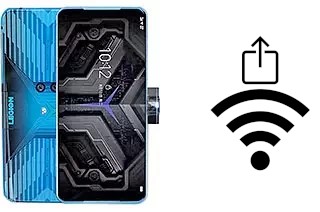 Como gerar um código QR com a senha Wifi em um Lenovo Legion