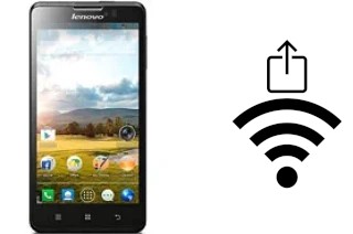 Como gerar um código QR com a senha Wifi em um Lenovo P780