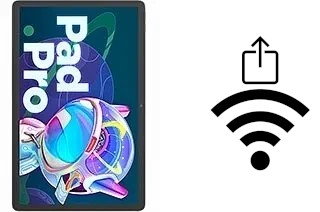 Como gerar um código QR com a senha Wifi em um Lenovo Pad Pro 2022