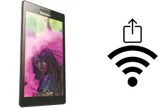 Como gerar um código QR com a senha Wifi em um Lenovo Tab 2 A7-10