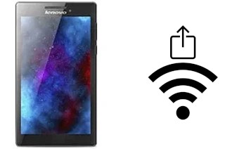 Como gerar um código QR com a senha Wifi em um Lenovo Tab 2 A7-30