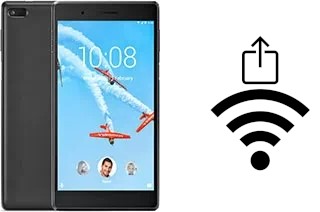 Como gerar um código QR com a senha Wifi em um Lenovo Tab 7