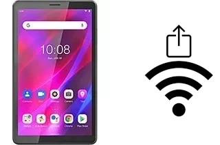 Como gerar um código QR com a senha Wifi em um Lenovo Tab M7 (3rd Gen)