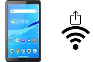 Como gerar um código QR com a senha Wifi em um Lenovo Tab M7