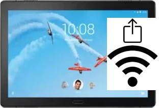 Como gerar um código QR com a senha Wifi em um Lenovo Tab P10