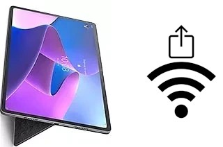 Como gerar um código QR com a senha Wifi em um Lenovo Tab P12 Pro