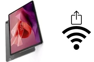 Como gerar um código QR com a senha Wifi em um Lenovo Tab P12