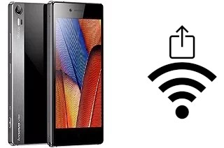 Como gerar um código QR com a senha Wifi em um Lenovo Vibe Shot