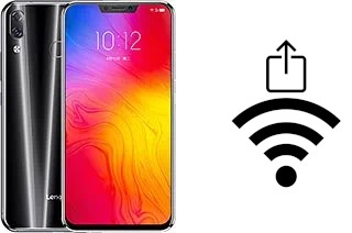 Como gerar um código QR com a senha Wifi em um Lenovo Z5