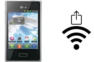 Como gerar um código QR com a senha Wifi em um LG Optimus L3 E400