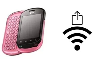 Como gerar um código QR com a senha Wifi em um LG Optimus Chat C550