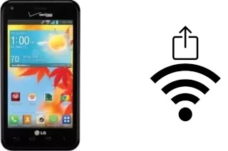 Como gerar um código QR com a senha Wifi em um LG Enact