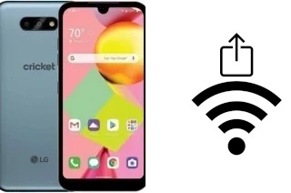 Como gerar um código QR com a senha Wifi em um LG Fortune 3