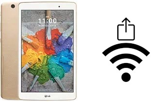 Como gerar um código QR com a senha Wifi em um LG G Pad X 8.0