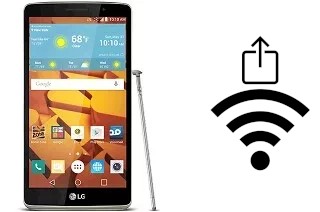 Como gerar um código QR com a senha Wifi em um LG G Stylo