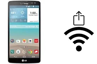 Como gerar um código QR com a senha Wifi em um LG G Vista (CDMA)