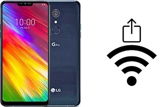 Como gerar um código QR com a senha Wifi em um LG G7 Fit