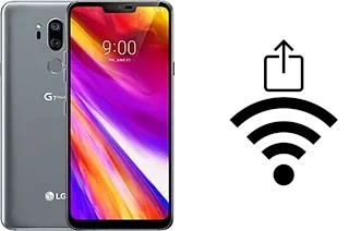 Como gerar um código QR com a senha Wifi em um LG G7 ThinQ