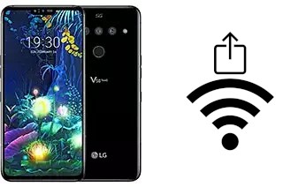 Como gerar um código QR com a senha Wifi em um LG V50 ThinQ 5G