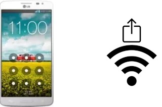 Como gerar um código QR com a senha Wifi em um LG GX