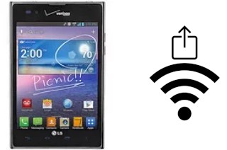 Como gerar um código QR com a senha Wifi em um LG Intuition VS950