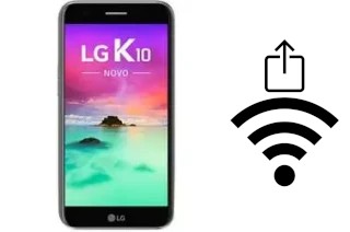 Como gerar um código QR com a senha Wifi em um LG K10 Novo