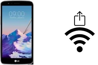 Como gerar um código QR com a senha Wifi em um LG K10 Pro