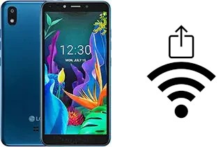 Como gerar um código QR com a senha Wifi em um LG K20 (2019)