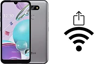 Como gerar um código QR com a senha Wifi em um LG K31