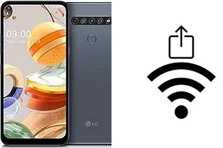 Como gerar um código QR com a senha Wifi em um LG K61