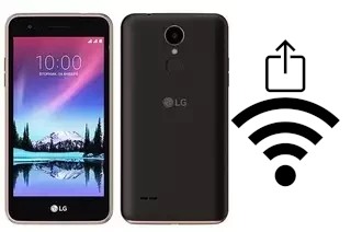 Como gerar um código QR com a senha Wifi em um LG K7 (2017)