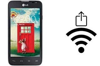 Como gerar um código QR com a senha Wifi em um LG L65 Dual D285