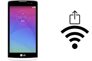 Como gerar um código QR com a senha Wifi em um LG Leon