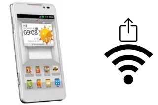 Como gerar um código QR com a senha Wifi em um LG Optimus 3D Cube SU870