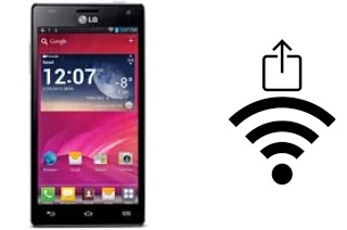 Como gerar um código QR com a senha Wifi em um LG Optimus 4X HD P880