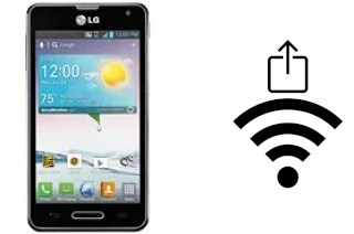 Como gerar um código QR com a senha Wifi em um LG Optimus F3