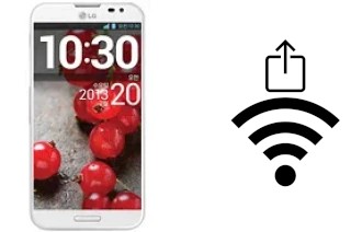 Como gerar um código QR com a senha Wifi em um LG Optimus G Pro E985