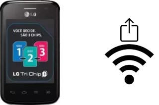 Como gerar um código QR com a senha Wifi em um LG Optimus L1 II Tri