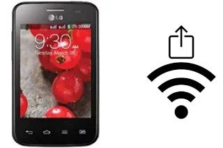 Como gerar um código QR com a senha Wifi em um LG Optimus L2 II E435