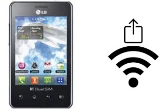 Como gerar um código QR com a senha Wifi em um LG Optimus L3 E405