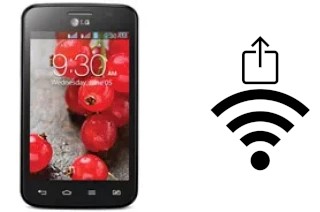 Como gerar um código QR com a senha Wifi em um LG Optimus L4 II Dual E445