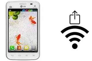 Como gerar um código QR com a senha Wifi em um LG Optimus L4 II Tri E470