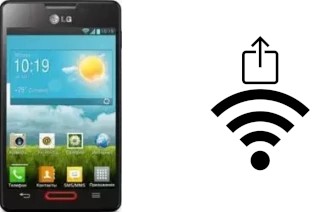 Como gerar um código QR com a senha Wifi em um LG Optimus L4 II