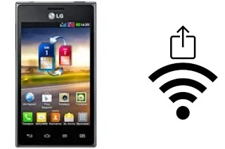 Como gerar um código QR com a senha Wifi em um LG Optimus L5 Dual E615