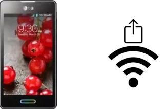 Como gerar um código QR com a senha Wifi em um LG Optimus L5 II Dual