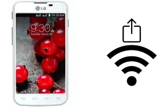 Como gerar um código QR com a senha Wifi em um LG Optimus L5 II Dual E455