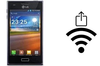 Como gerar um código QR com a senha Wifi em um LG Optimus L5 E610