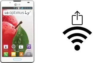 Como gerar um código QR com a senha Wifi em um LG Optimus L7 II Dual