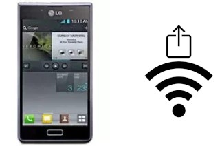 Como gerar um código QR com a senha Wifi em um LG Optimus L7 P700