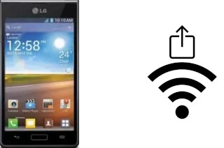 Como gerar um código QR com a senha Wifi em um LG Optimus L7